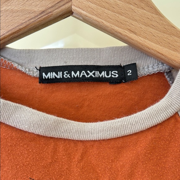 Orange Monkey Graphic Kids Shirt, organic soft cotton - Picture 5 of 6